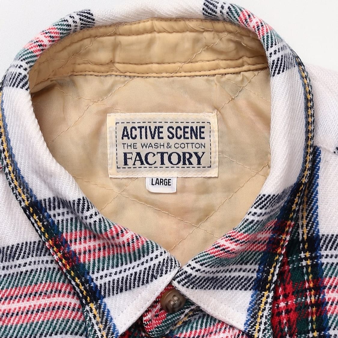 Active scene factory 투포켓 체크 셔츠 상품이미지8