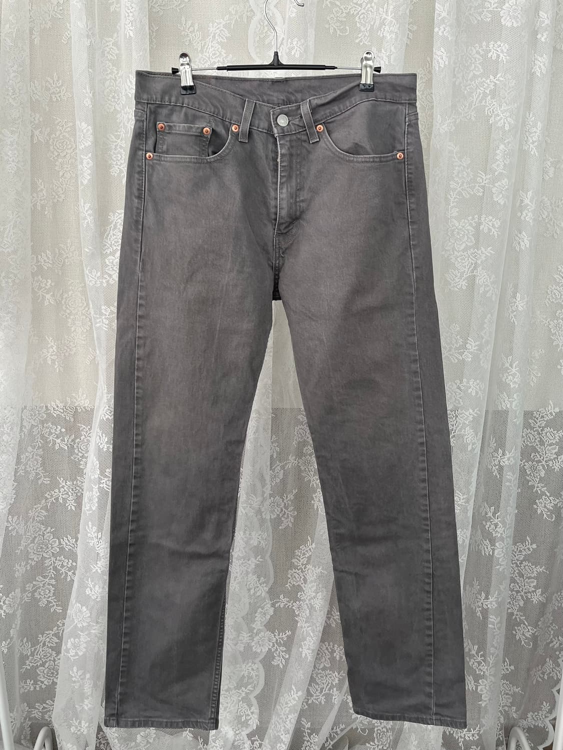 32) 리바이스 505 그레이 데님 팬츠 상품이미지1