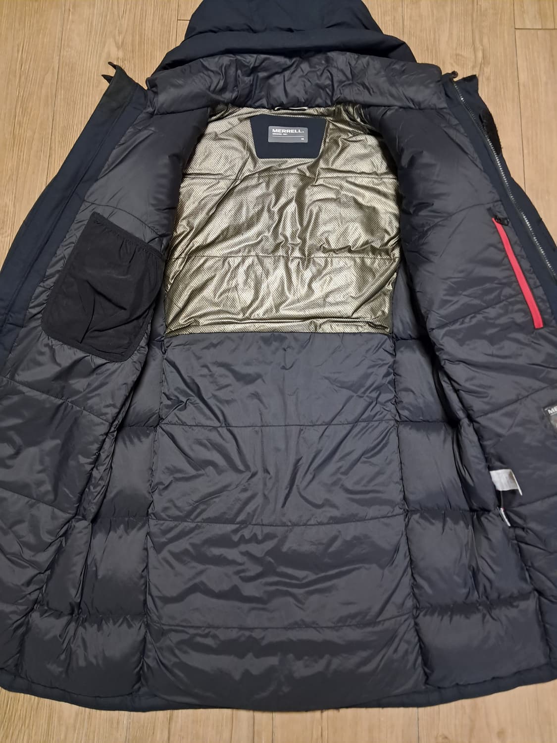 머렐 롱패딩 남성95 흠집  상품이미지6