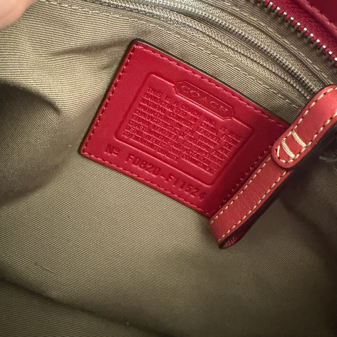 Vintage Coach leather tote bag 상품이미지3