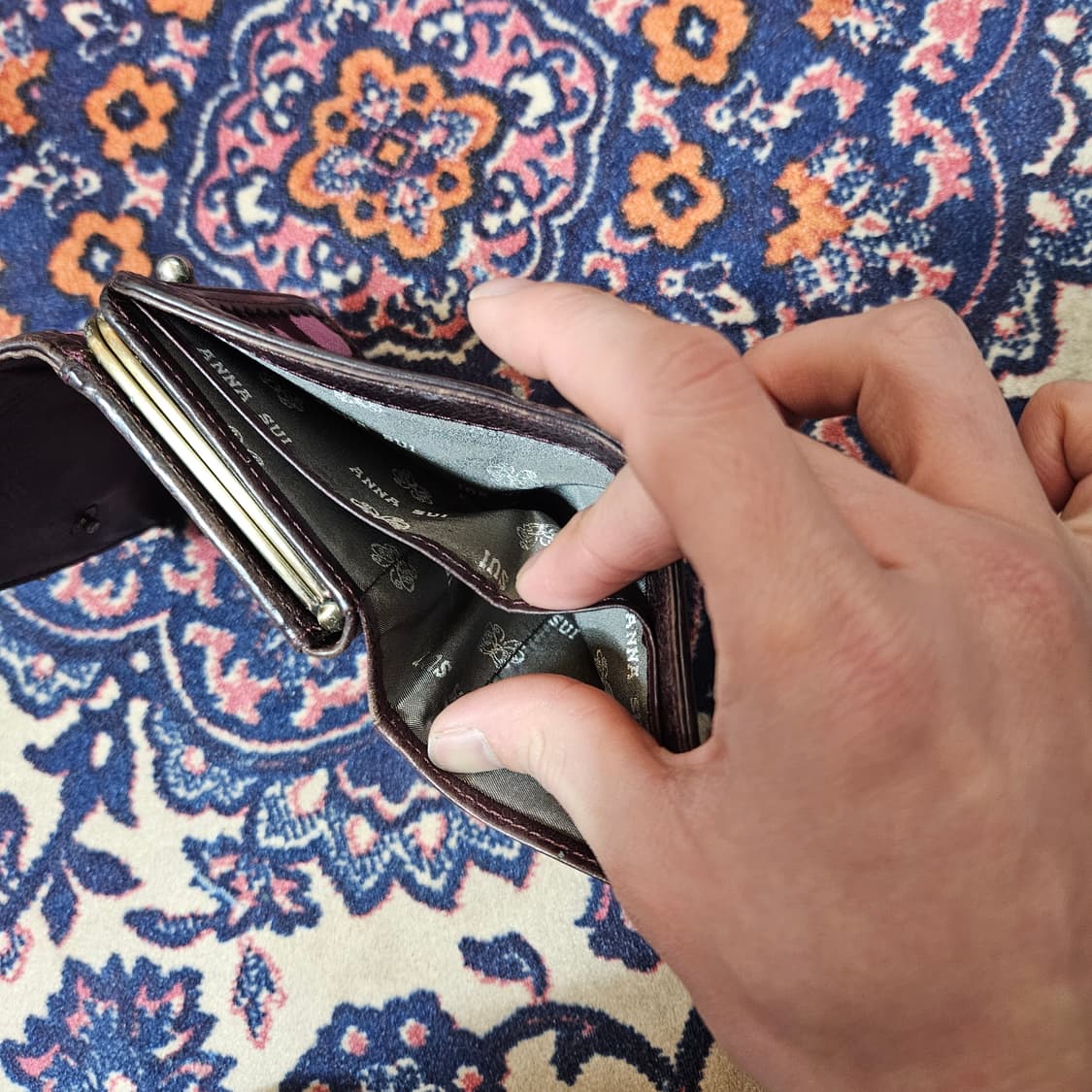 안나수이(ANNA SUI) 빈티지 코인 3단 지갑  상품이미지7