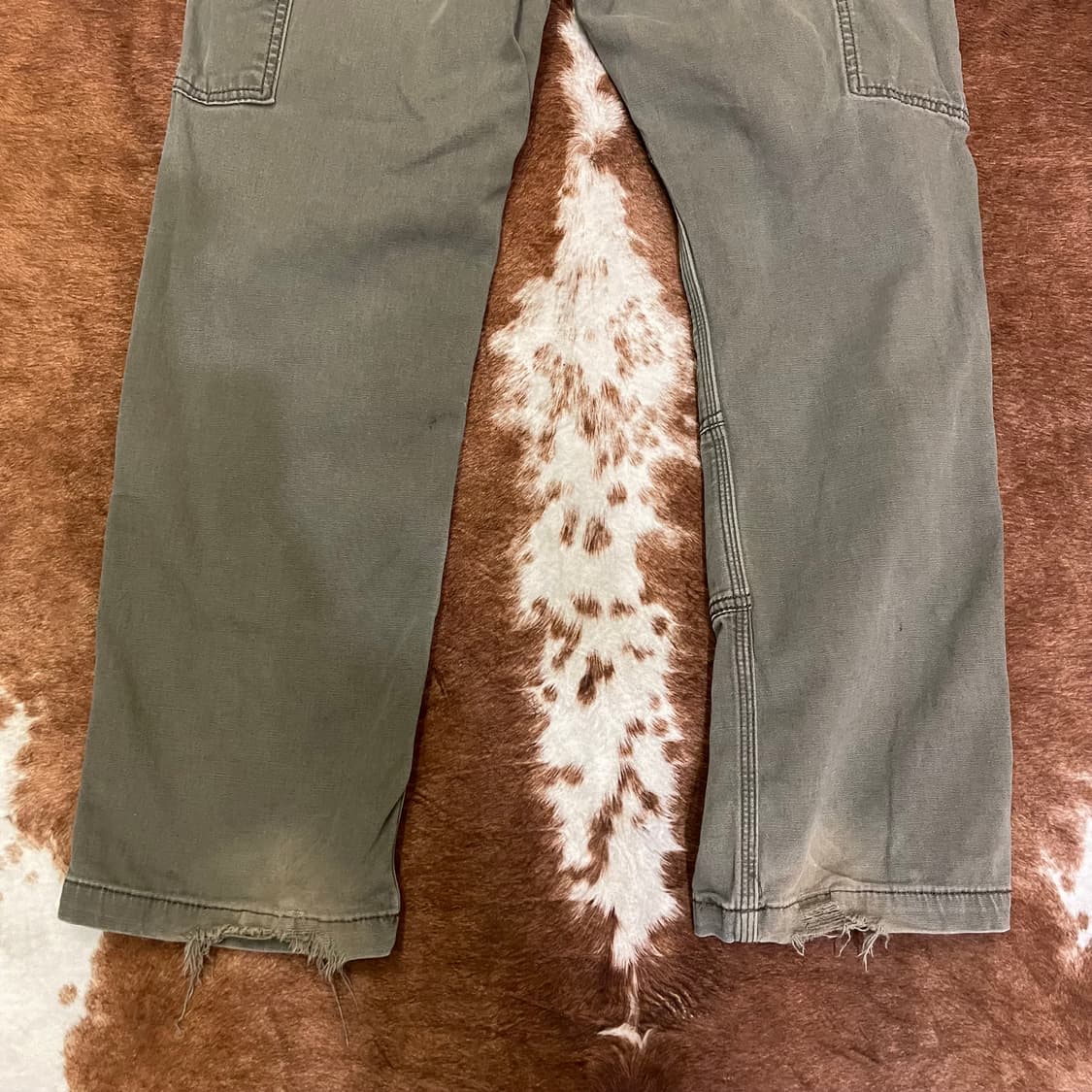 칼하트 카키 더블니 워크팬츠 상품이미지10