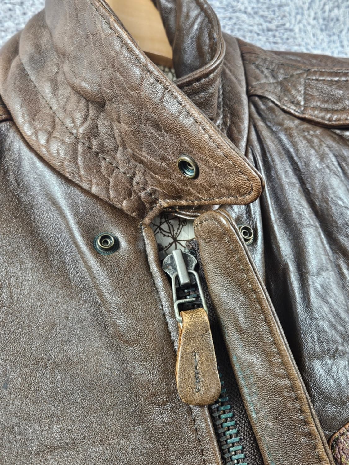 아비렉스 할리우드 엣 워 A-2 가죽 자켓 ( S ) / 11280 상품이미지6