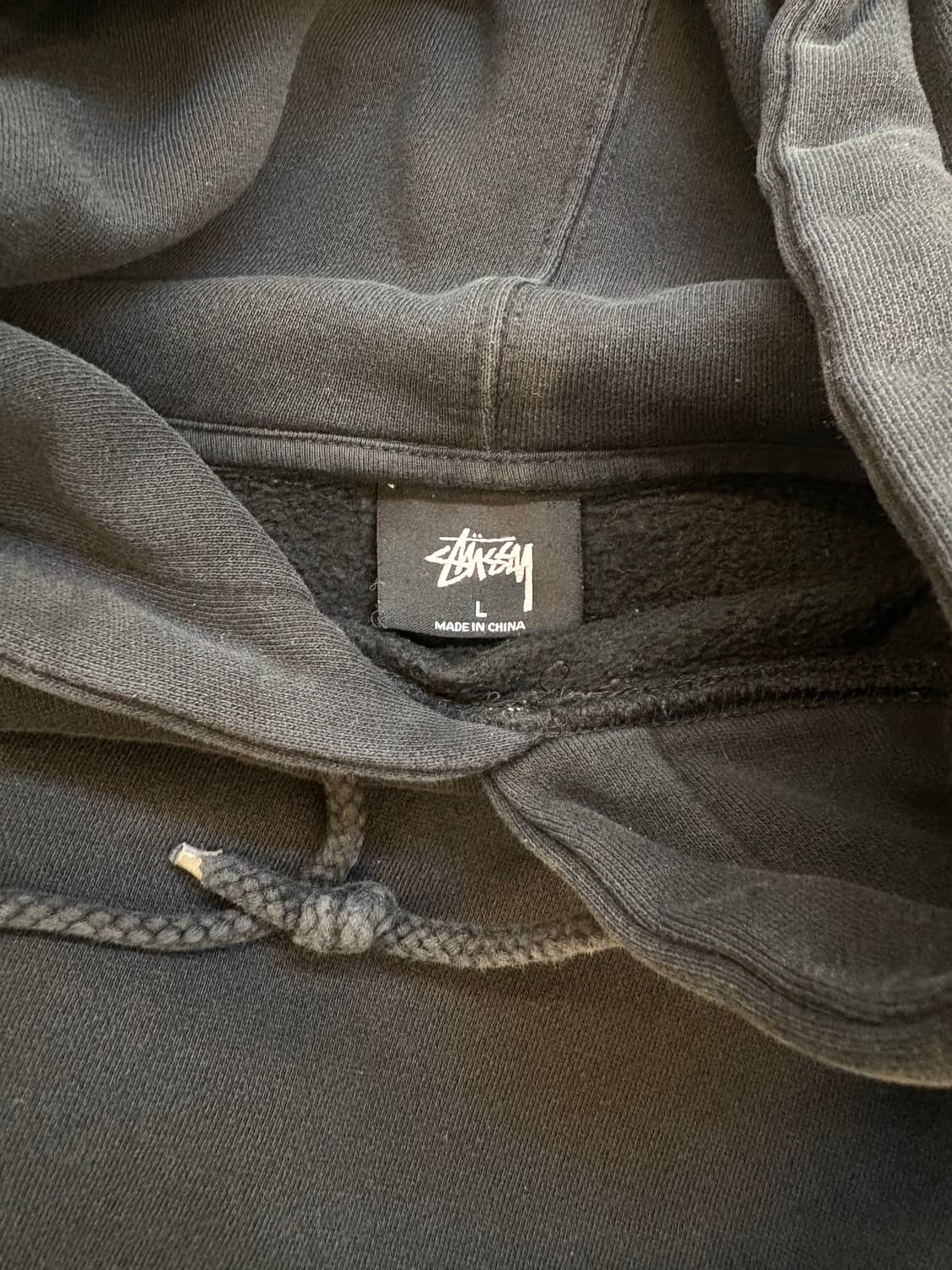 스투시 베이직 로고 풀오버 후디 상품이미지3