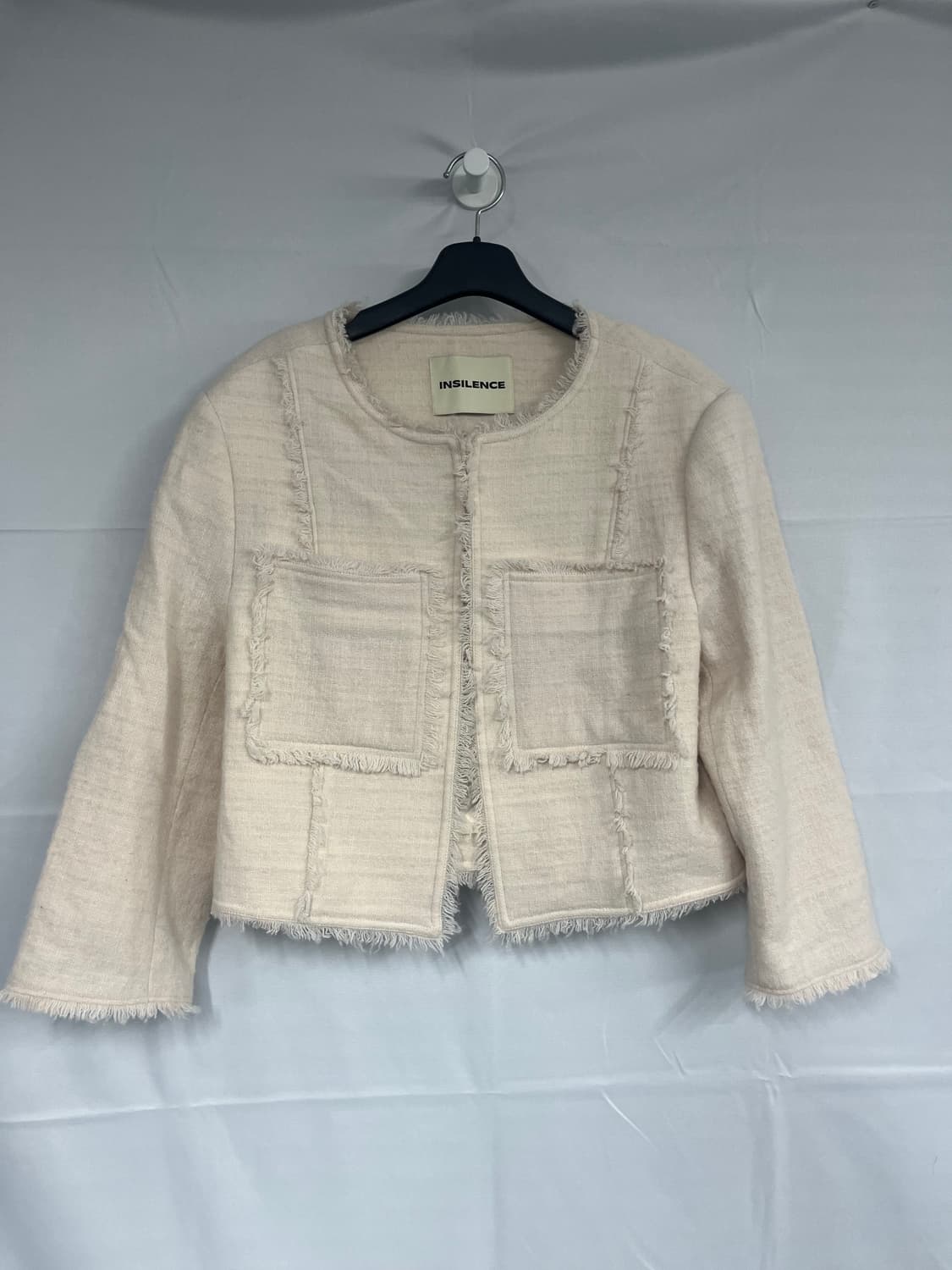 인사일런스 트위드 자켓 여성 오버사이즈 M 상품이미지1