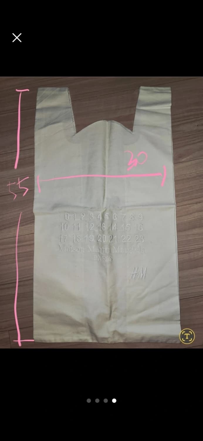 메종마르지엘라 H&M 콜라보 토트백 상품이미지4