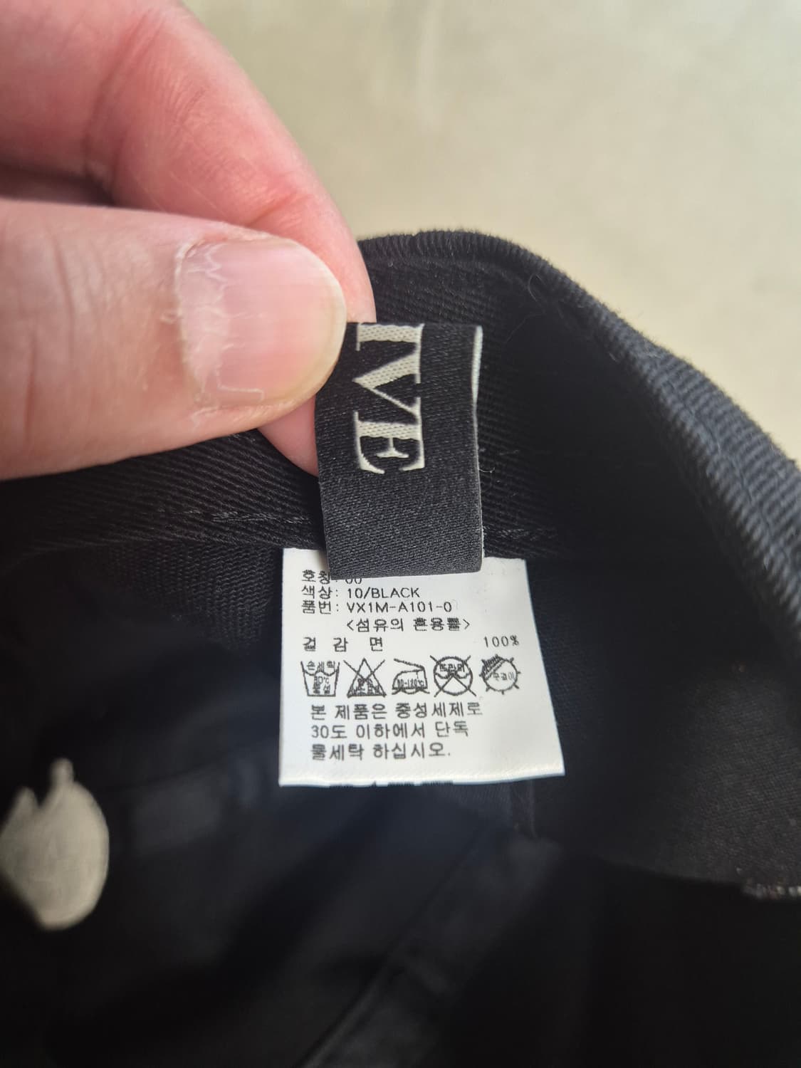 레이브 RAIVE 블랙 볼캡 상품이미지3