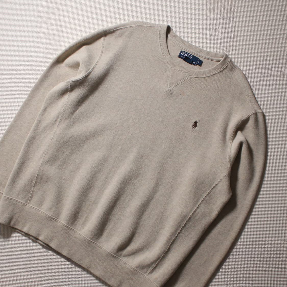 Polo 폴로 랄프로렌 베이지 맨투맨 상품이미지2