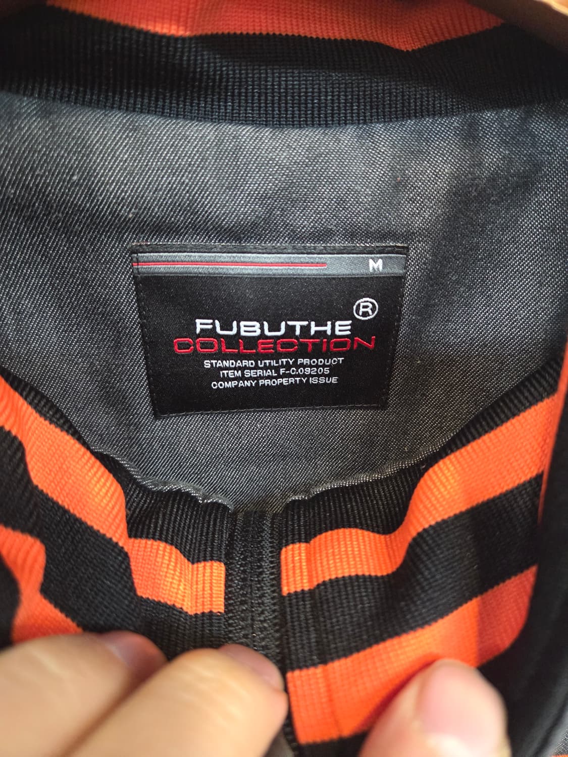 푸부 올드스쿨 빈티지 빅 자수로고 집업자켓 M 상품이미지4