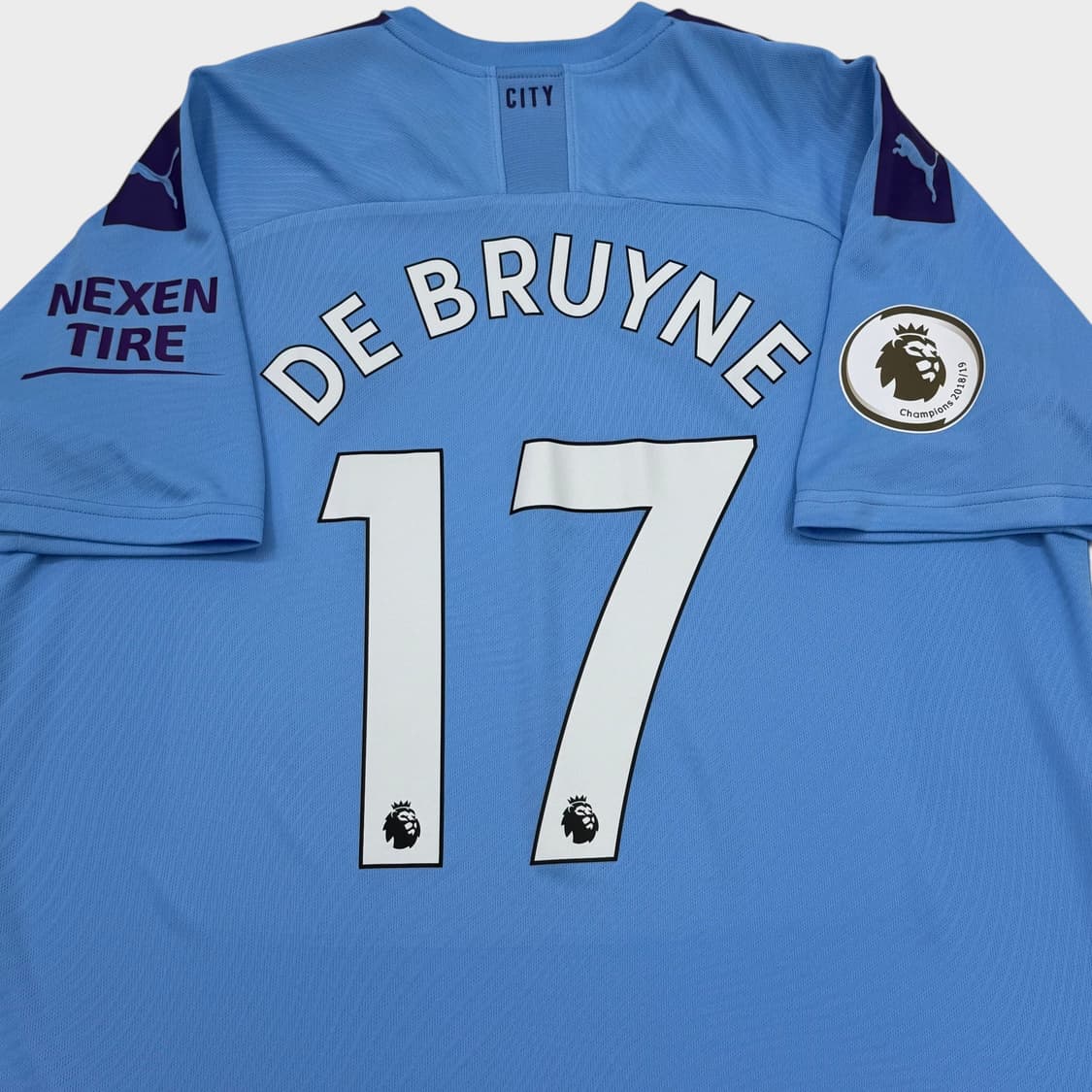 19-20 맨체스터 시티 홈 No.17 케빈 데브라위너 상품이미지7