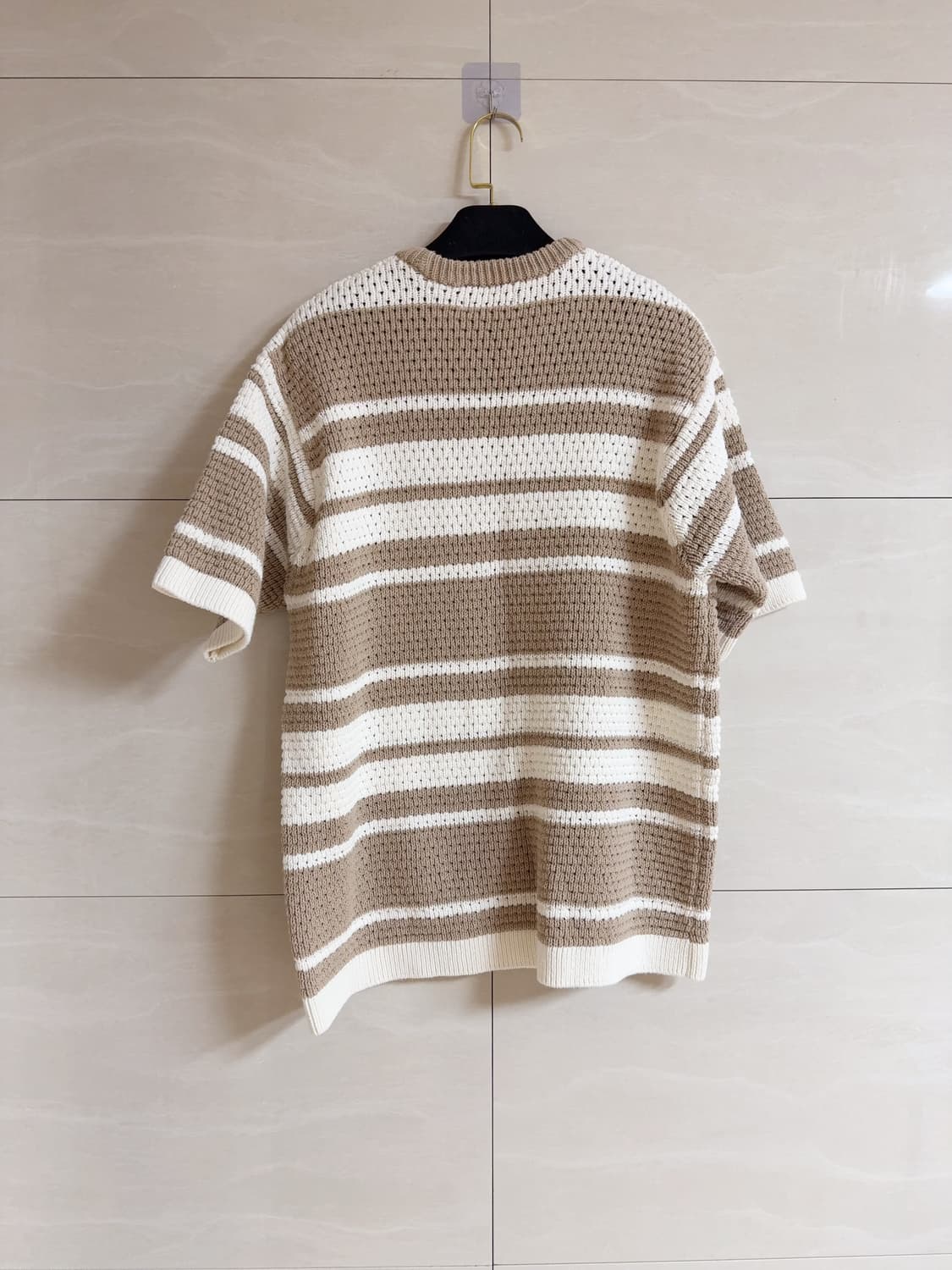 자라 스트라이프 반팔 니트 L 상품이미지2