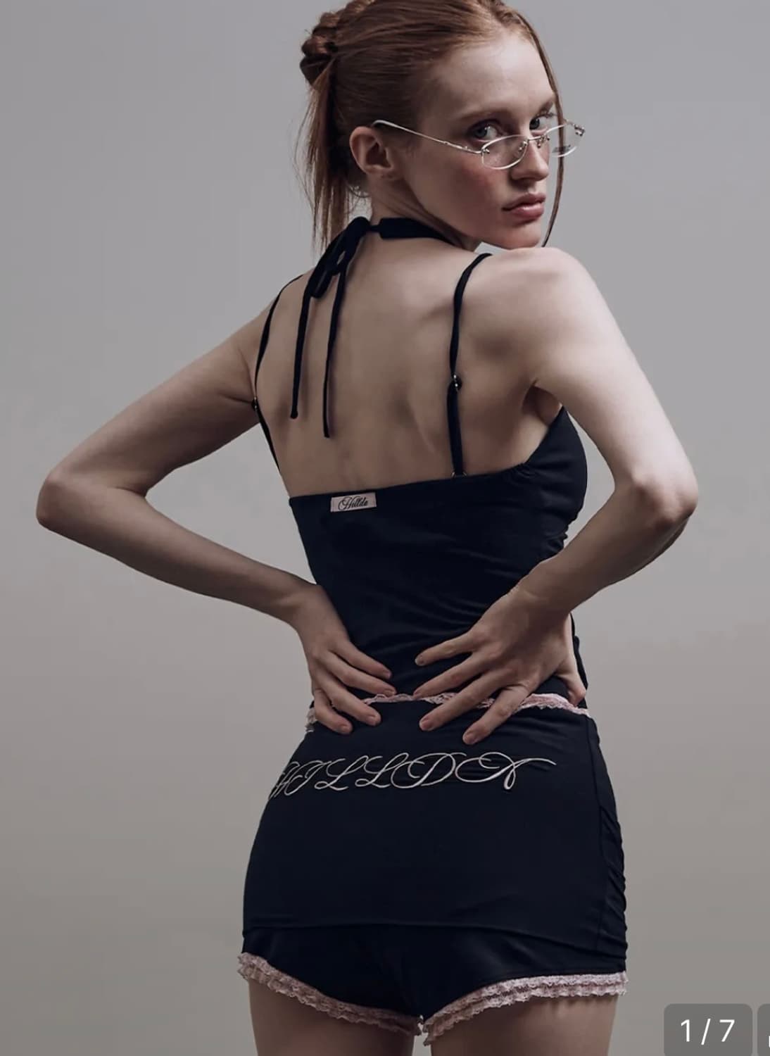 힐다 레이스 핀턱 미니쇼츠 S 갸루 y2k 스커트  상품이미지1