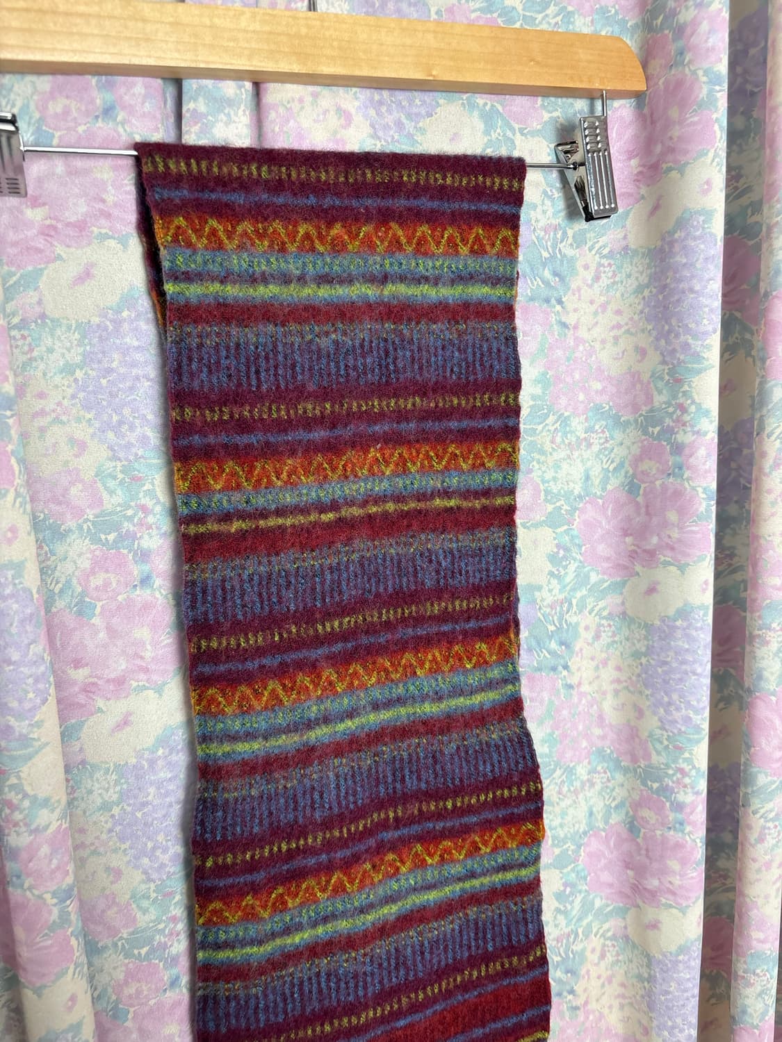 다채색 스트라이프 울 머플러 상품이미지9