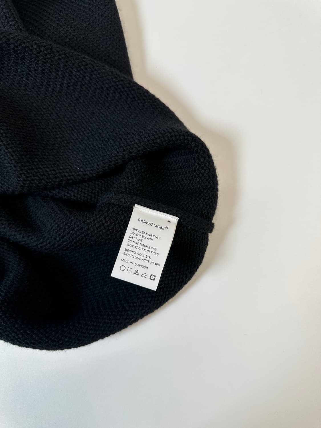 새상품)토마스모어 모크넥 울니트 상품이미지4