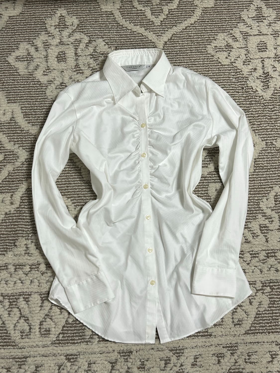 Theoria 셔링 셔츠 블라우스 긱시크맛 상품이미지1