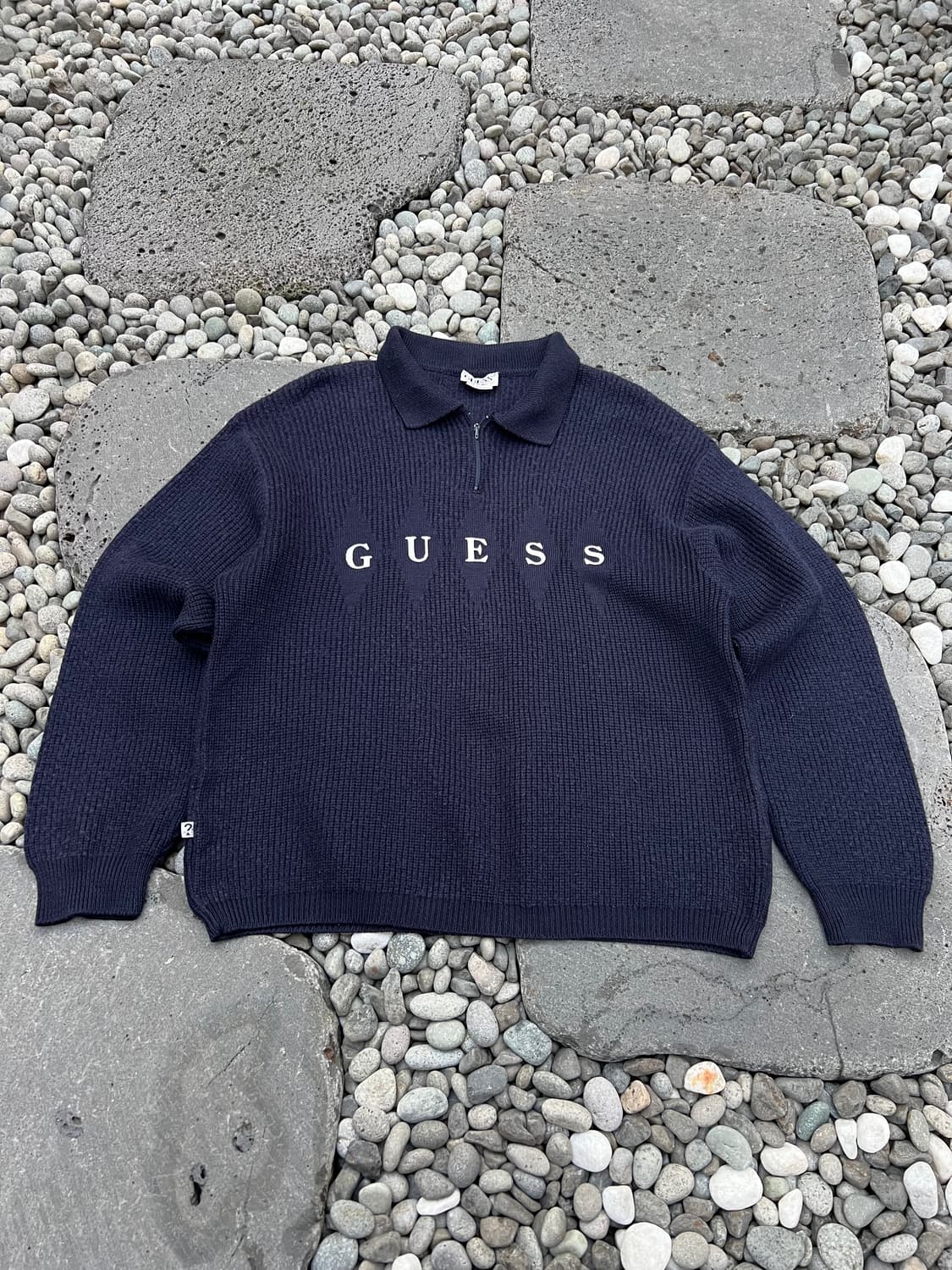 1990s GUESS HALF ZIP UP SWEATER 게스하프집업니트 상품이미지1