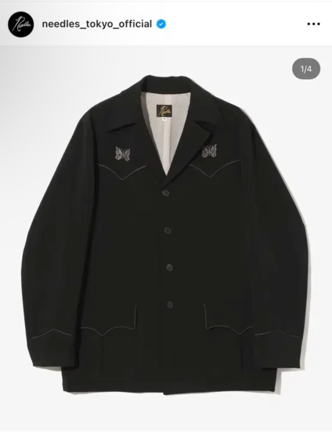 니들스 웨스턴 레저 자켓 s사이즈 팔아요! 상품이미지1