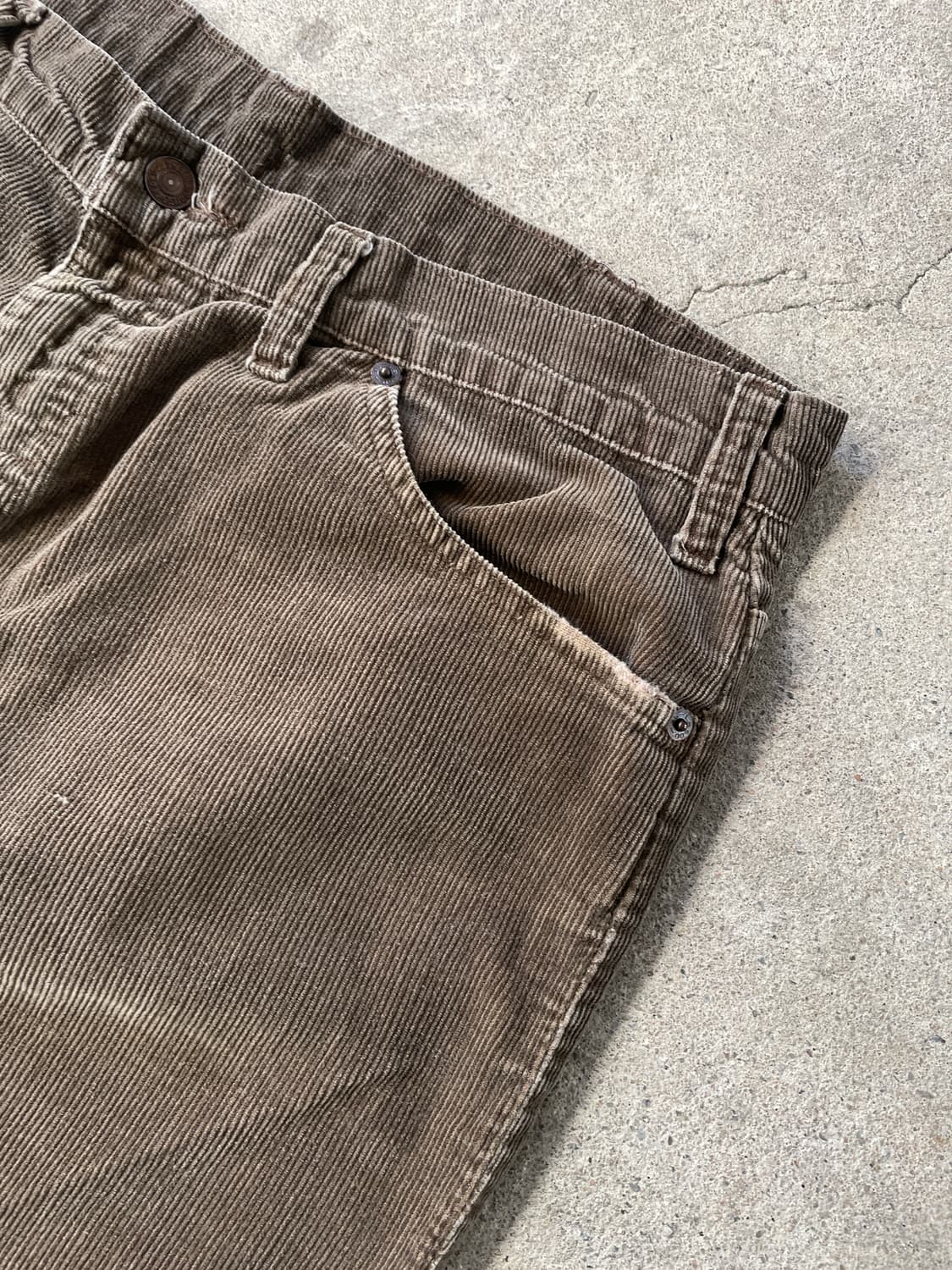 70s Levis 517 Coduroy Brown pants 상품이미지8