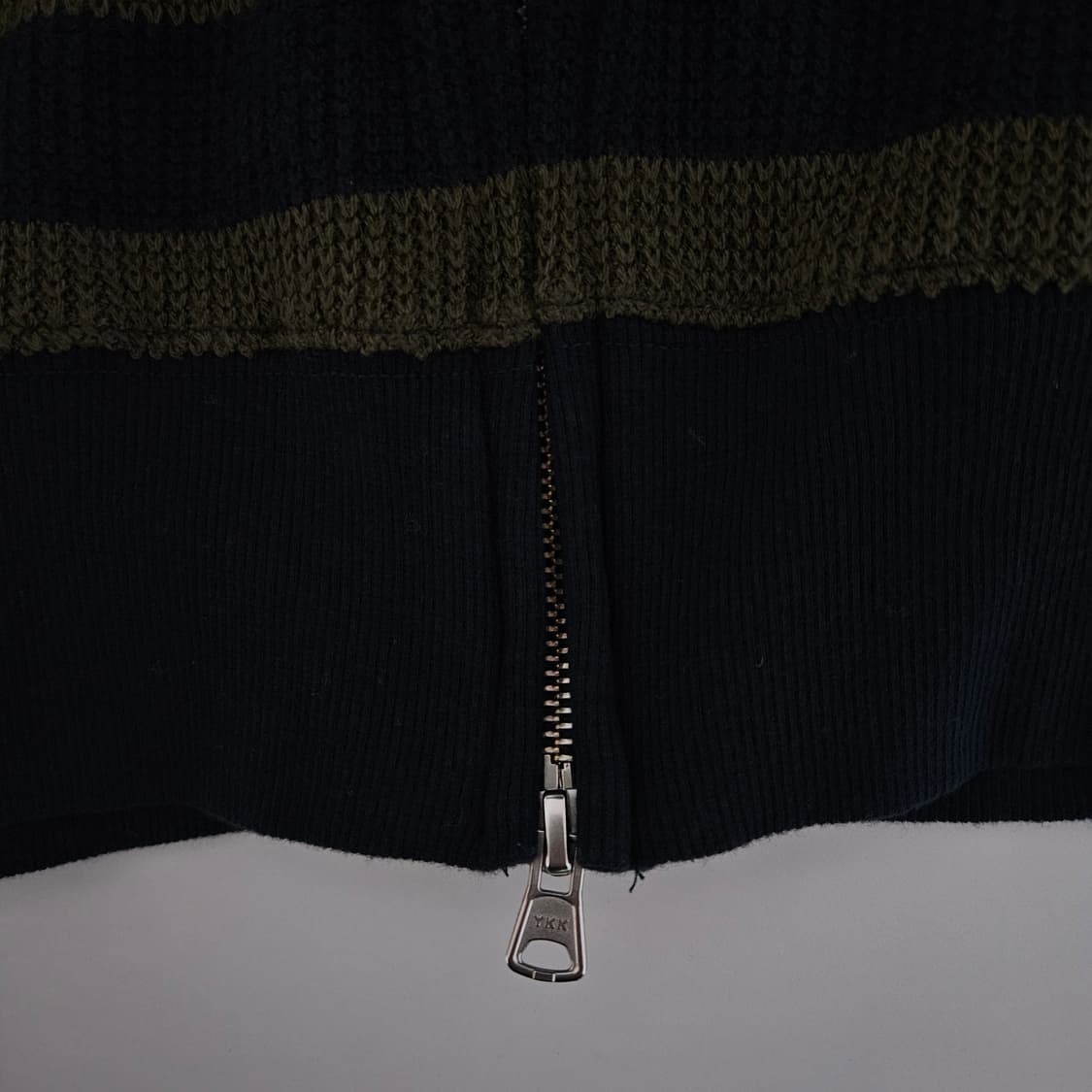 카락터 후드집업 Striped knit hooded zip up / Kh 상품이미지4