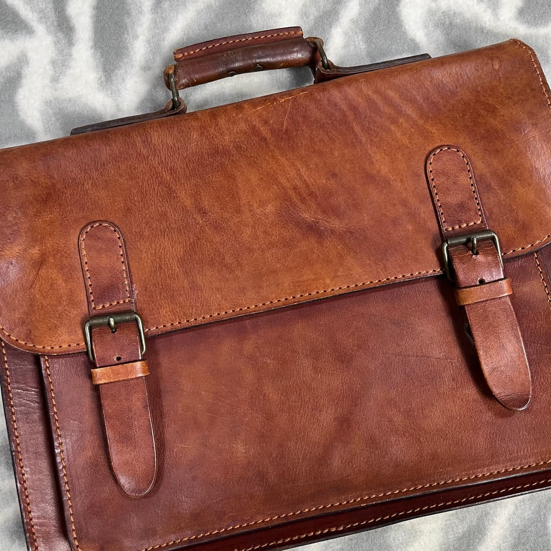 [JPN] 빈티지 통가죽 토트백 상품이미지3