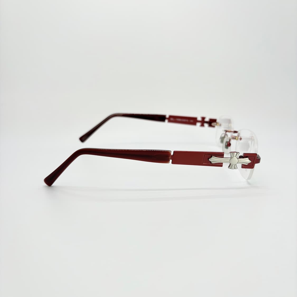 GALLAN 레드 사각 십자가 무테 상품이미지5