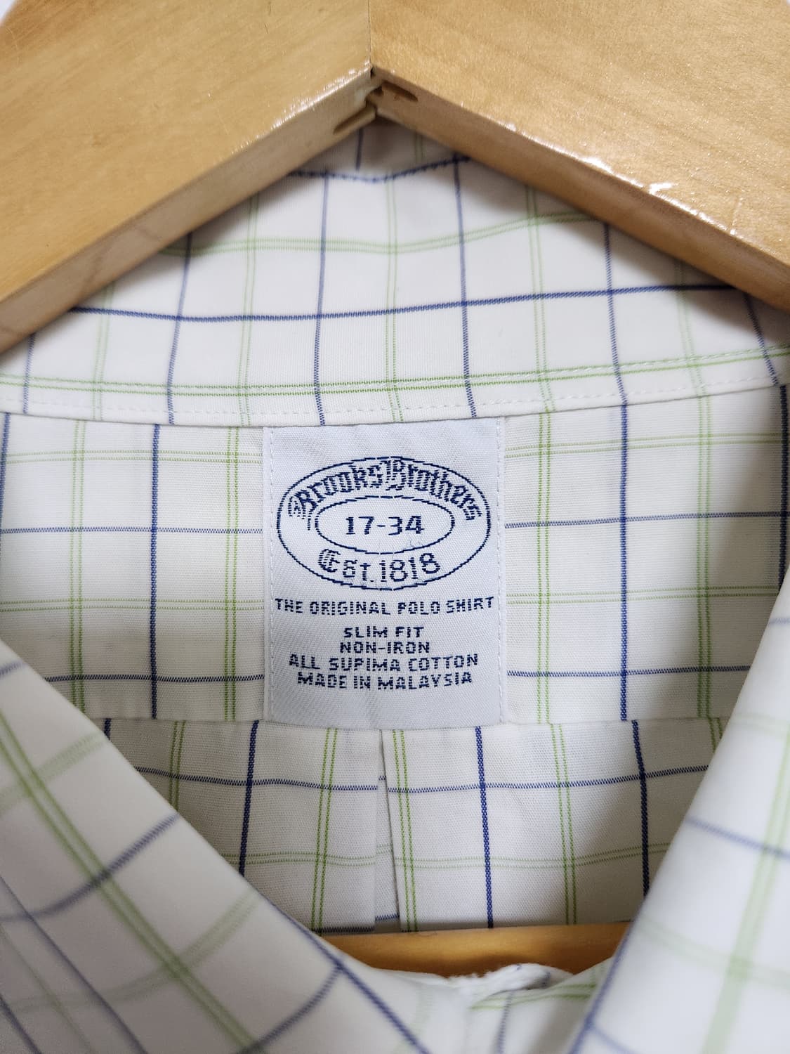 브룩스브라더스 체크 셔츠 XL - S102 상품이미지4