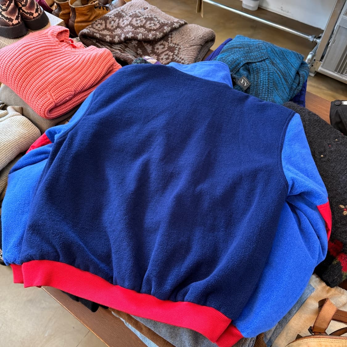 텐슨 스웨덴 아웃도어 브랜드 플리스 나일론 리버서블 아노락 상품이미지7