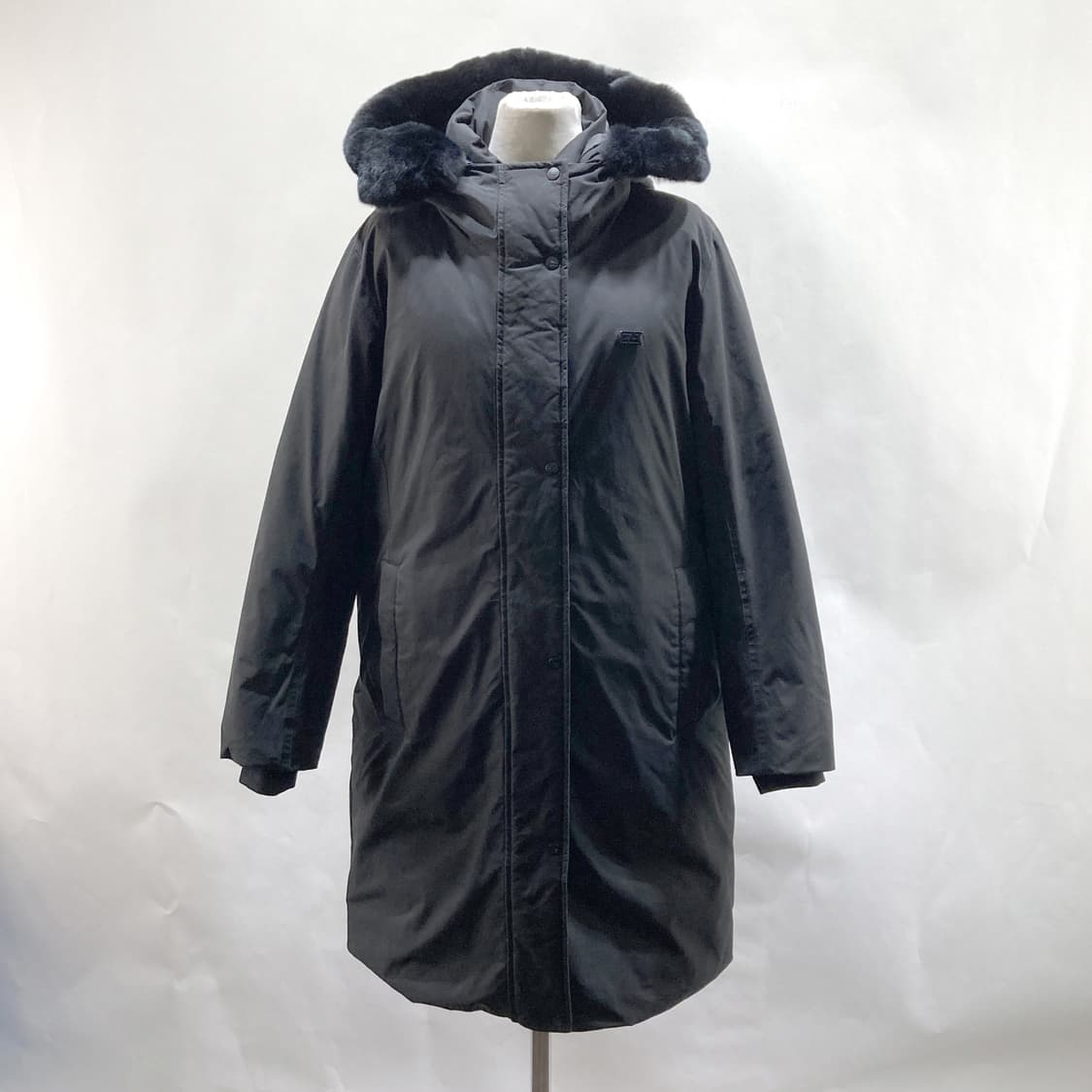 커터앤벅 2022 여성덕다운롱패딩 블랙 100  상품이미지1