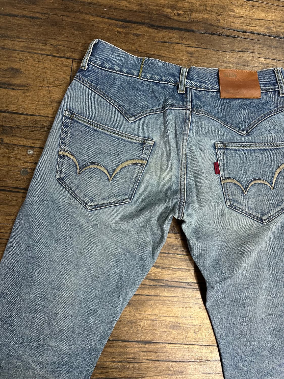 EDWIN 503S 일본판 32x32 연청 청바지 32사이즈 상품이미지5