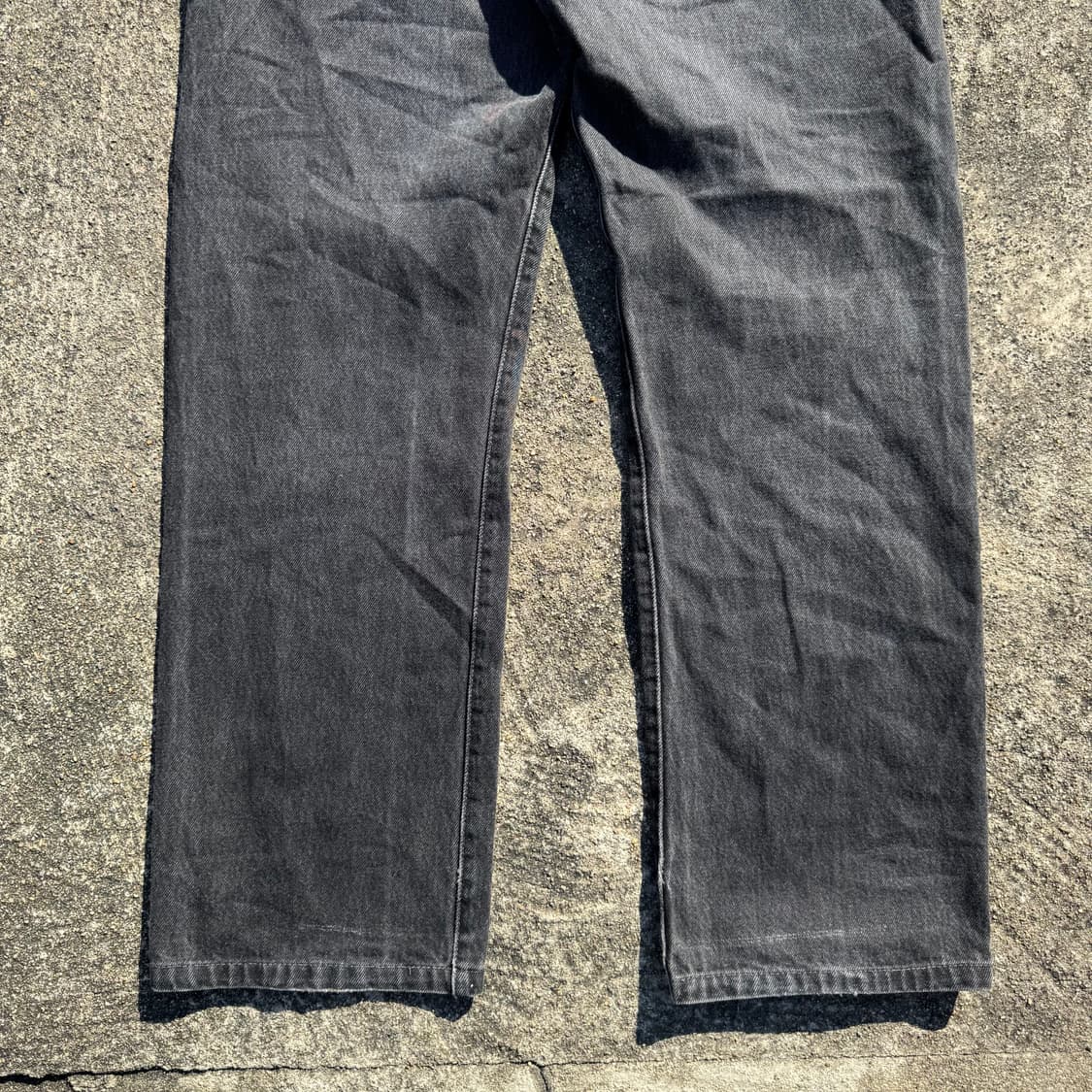 [33] 리바이스 501 흑청 데님 팬츠 상품이미지6