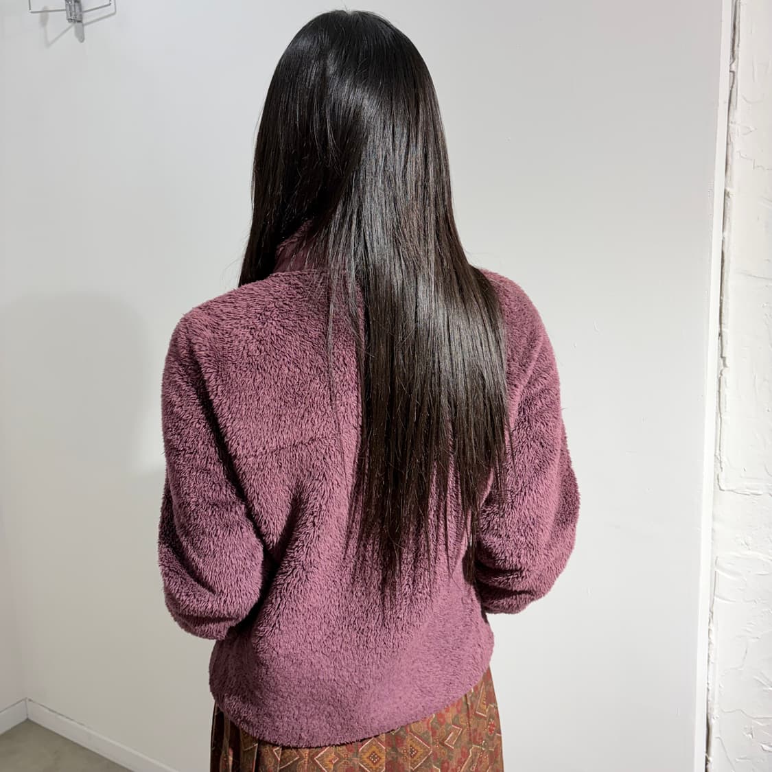 L.L.Bean 엘엘빈 자주색 플리스 풀오버 상품이미지4