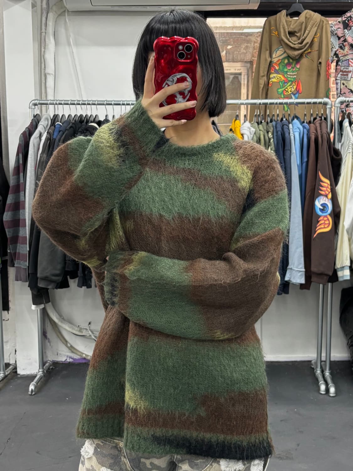 슈프림 X 준야 와타나베 카모 모헤어 니트 상품이미지2