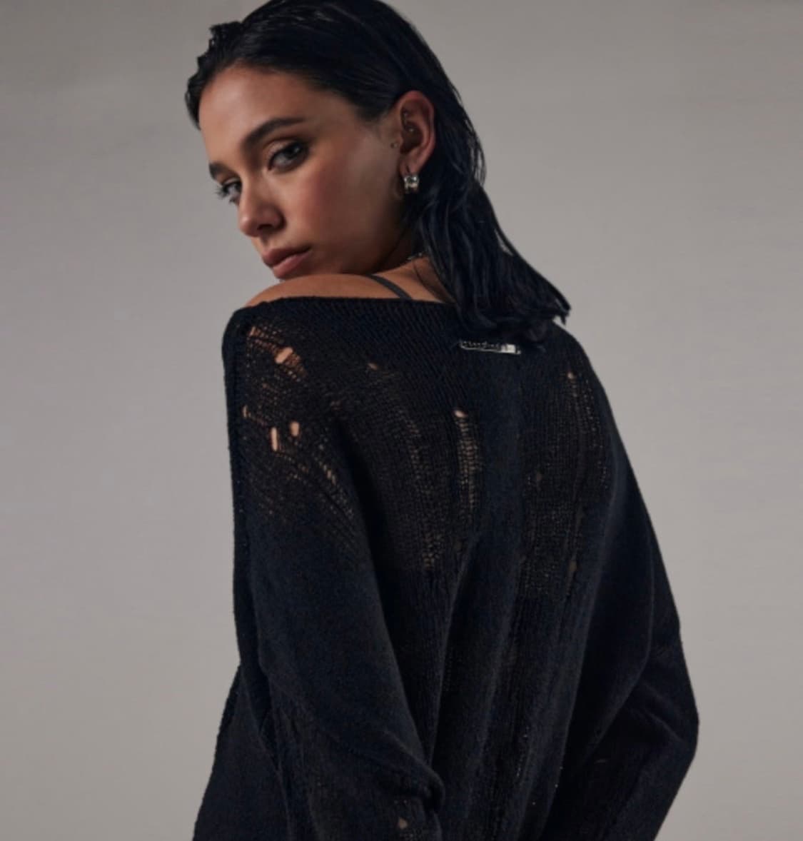 트리밍버드 시스루 니트 상품이미지1