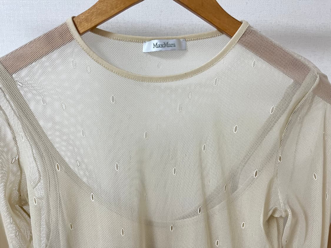 MaxMara 시스루 도트 블라우스 나시 세트 상품이미지2