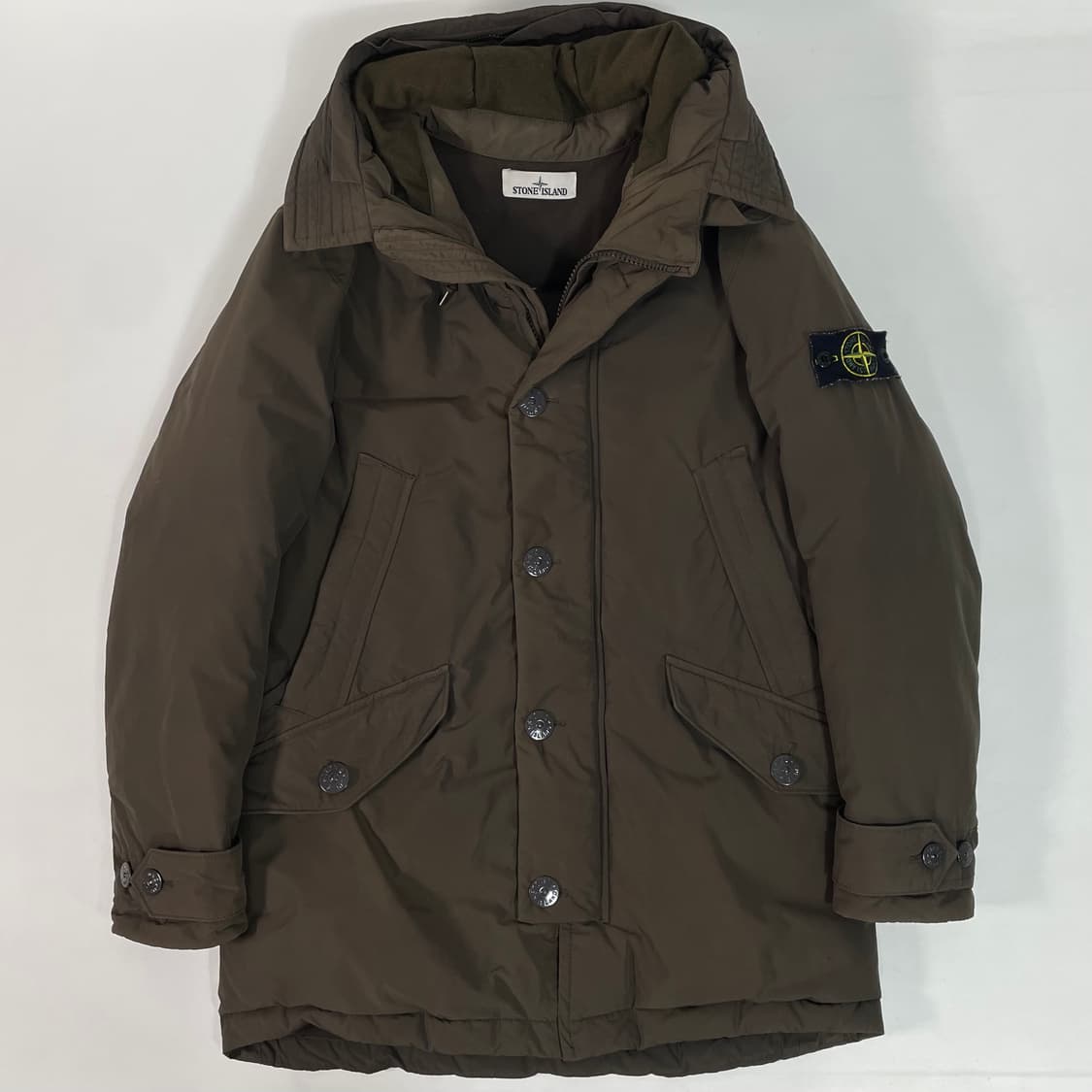 18fw 스톤아일랜드 마이크로랩스 후드 다운패딩 (on.55)   상품이미지1