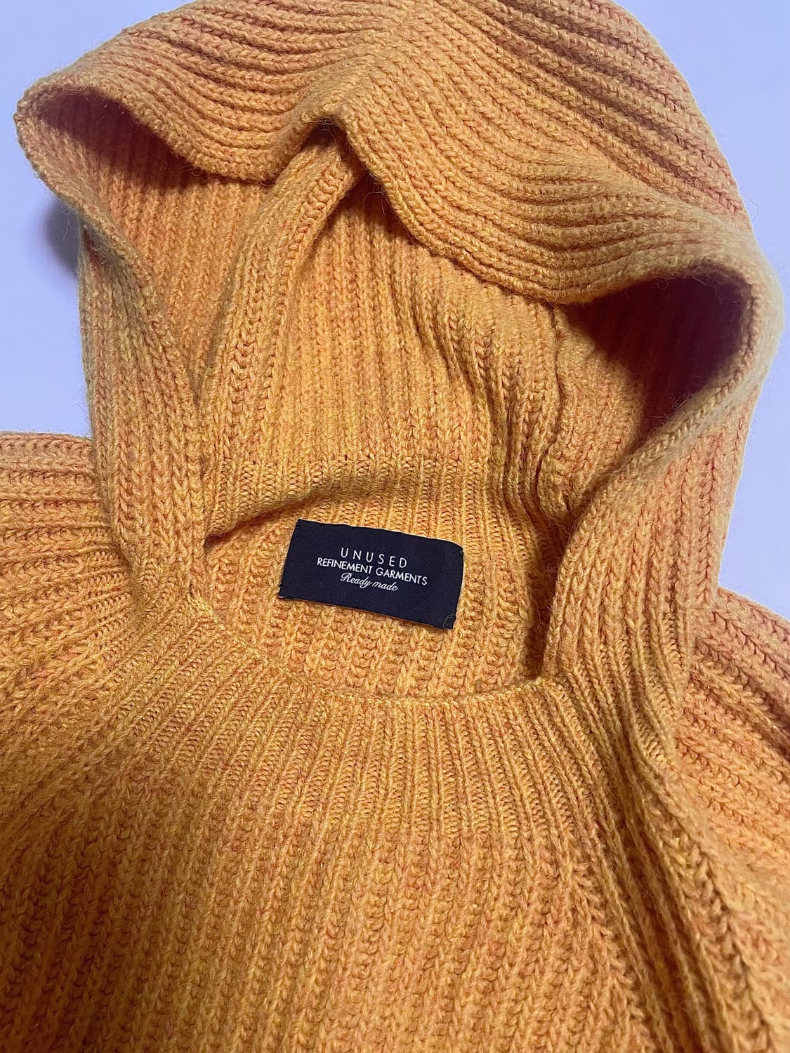 언유즈드 알파카 니트후디 상품이미지4