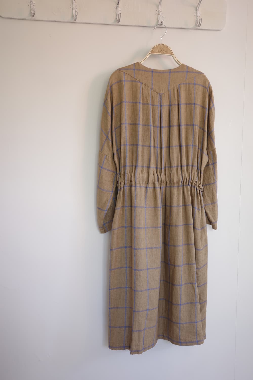 일본 빈티지 린넨 롱 로브 원피스 (벨트 세트) 상품이미지5