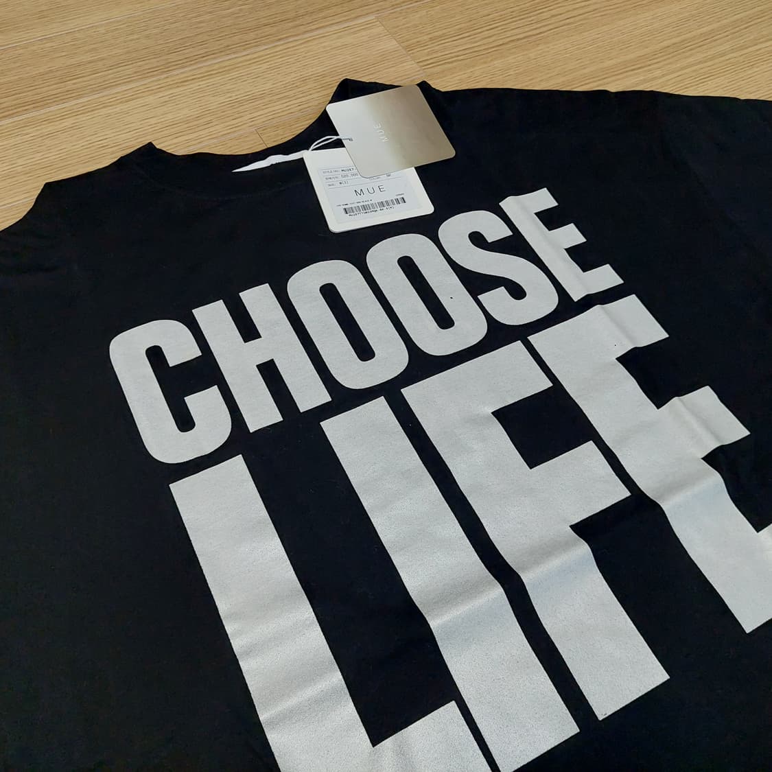 마스터 마인드 × 캐서린 햄넷 CHOOSE LIFE" 오버핏 티셔츠  상품이미지3
