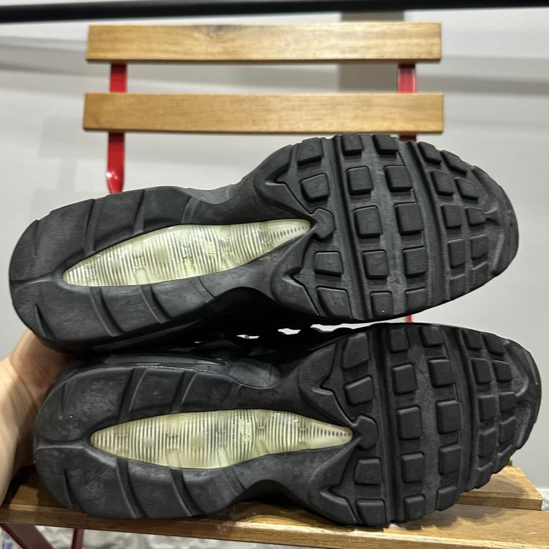 265) 나이키 운동화 남성 남자 신발 에어맥스 95 그레이/ 블랙 상품이미지6