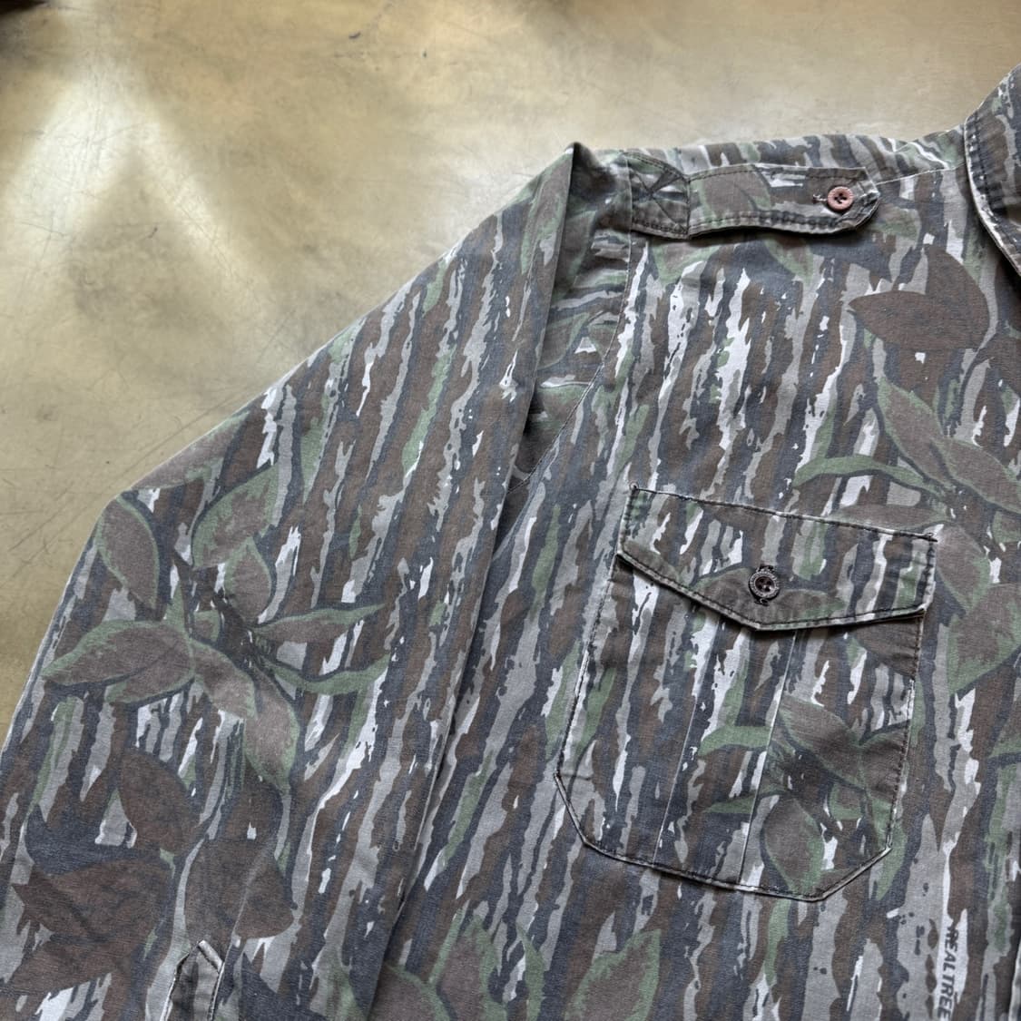 레드 헤드 빈티지 리얼트리 견장 셔츠 미국빈티지 2XL 110 상품이미지3