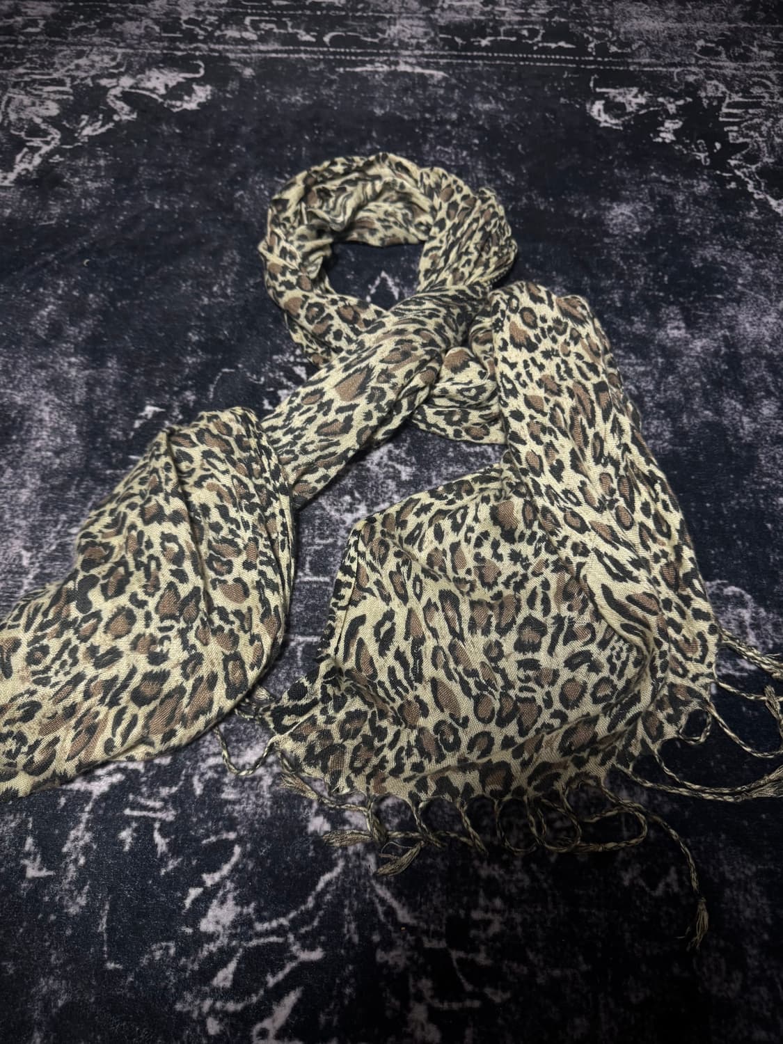 Leopard Long muffler 상품이미지2