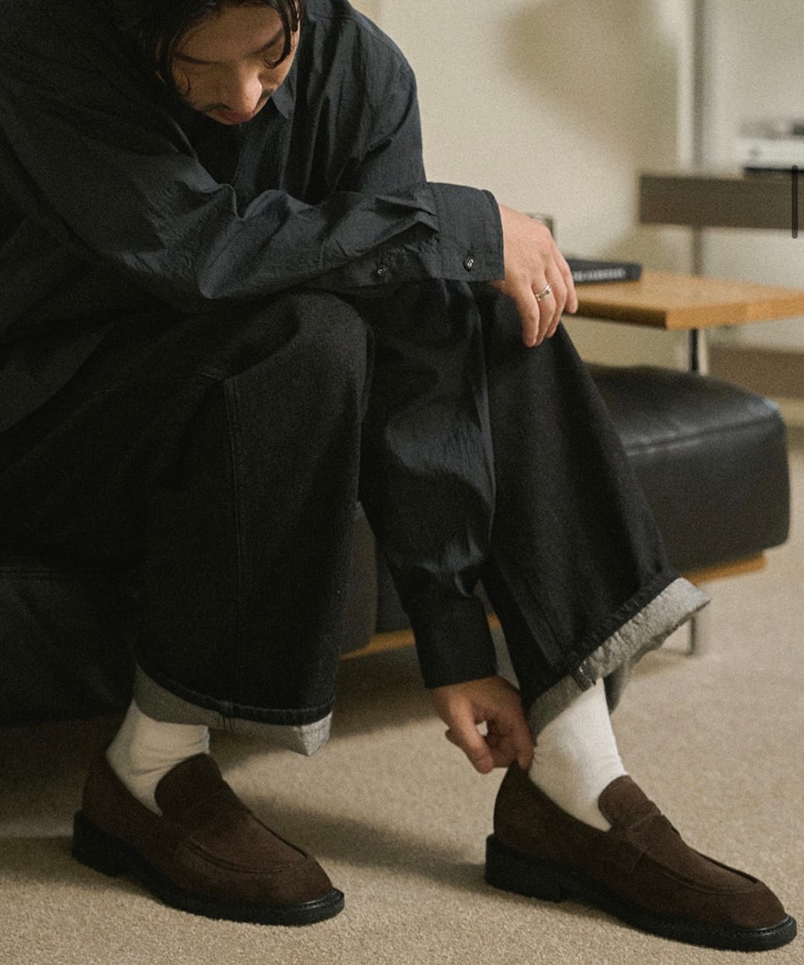 [265] 로맨틱무브 뉴 미니멀 로퍼 리얼브라운 스웨이드 상품이미지8