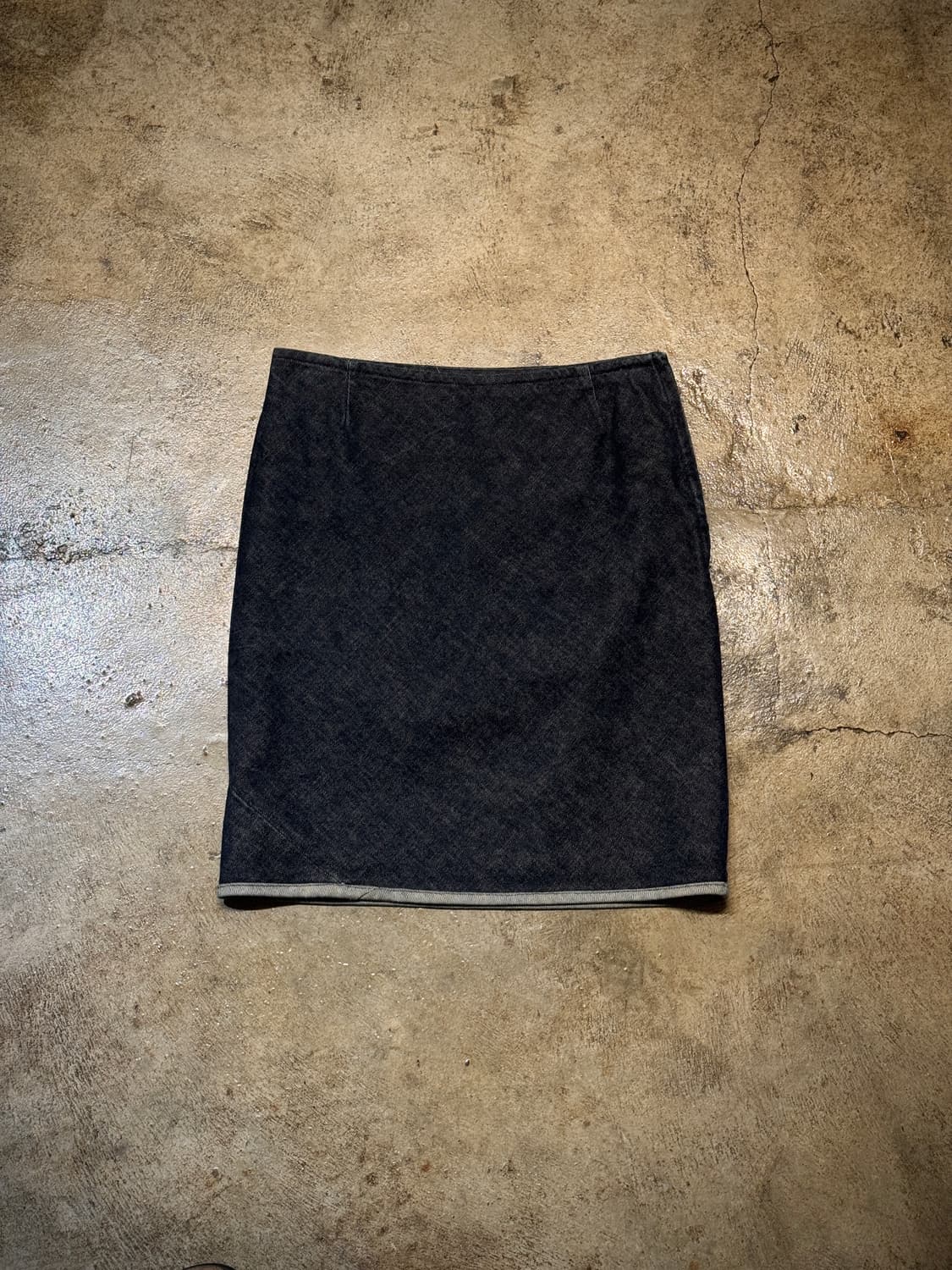 27-28inch ) HELMUT LANG Raw Denim Skirt 상품이미지2