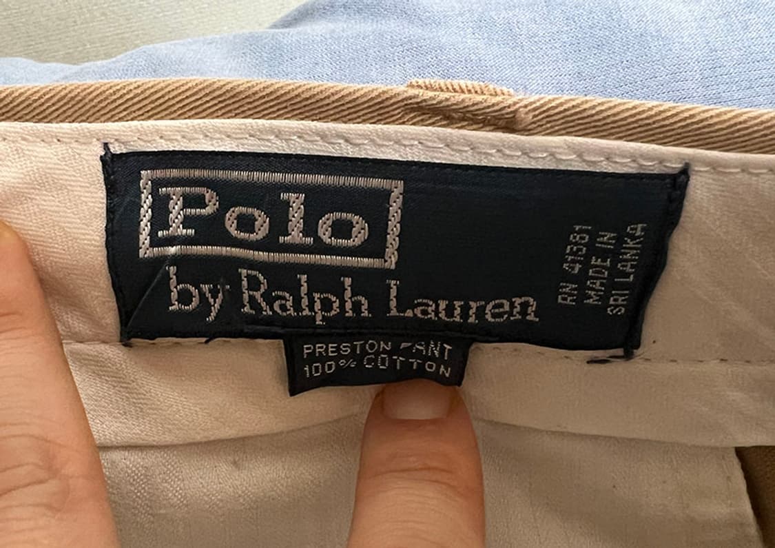 POLO 폴로 클래식 남자 치노팬츠 면바지 베이지 춘추 캐주얼 XL 34 상품이미지4
