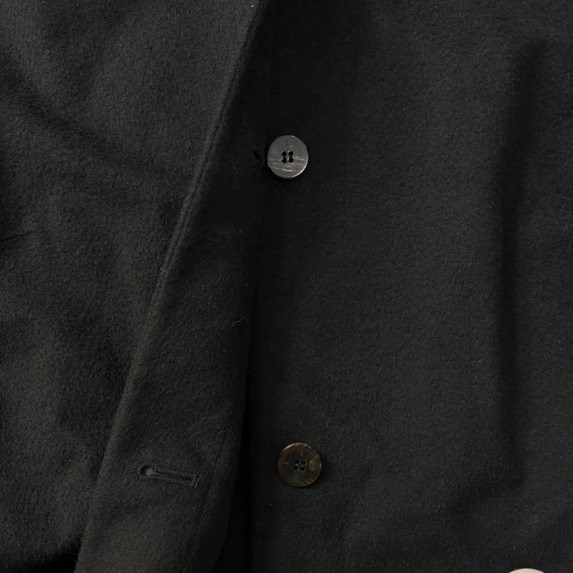 85 구호 캐시미어 노카라 하프 코트 0311J 상품이미지5