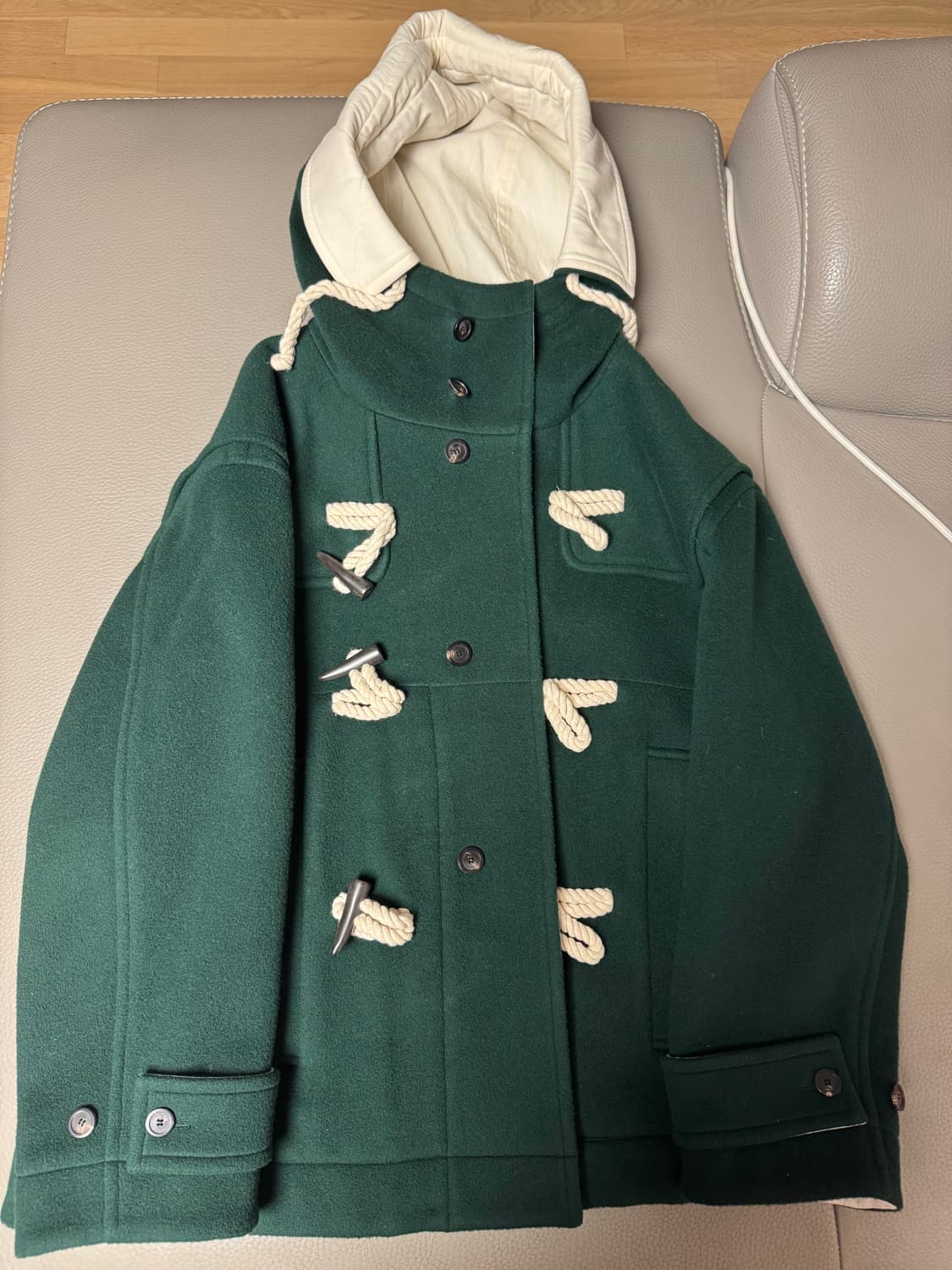 comgen 토글버튼 더블코트 남성 상품이미지2