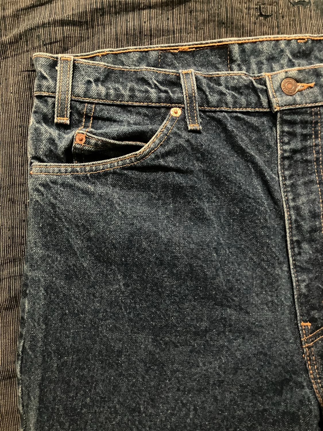 🇺🇸 90s USA 빈티지 리바이스 517 부츠컷 데님 팬츠 상품이미지4