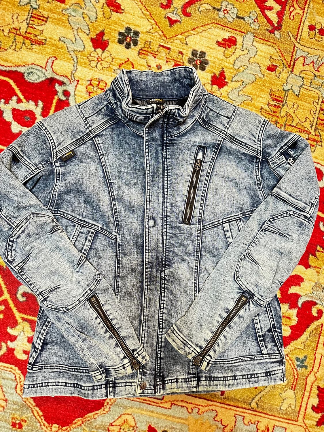 field core codura 워싱 데님 라이더 자켓 3L 상품이미지1