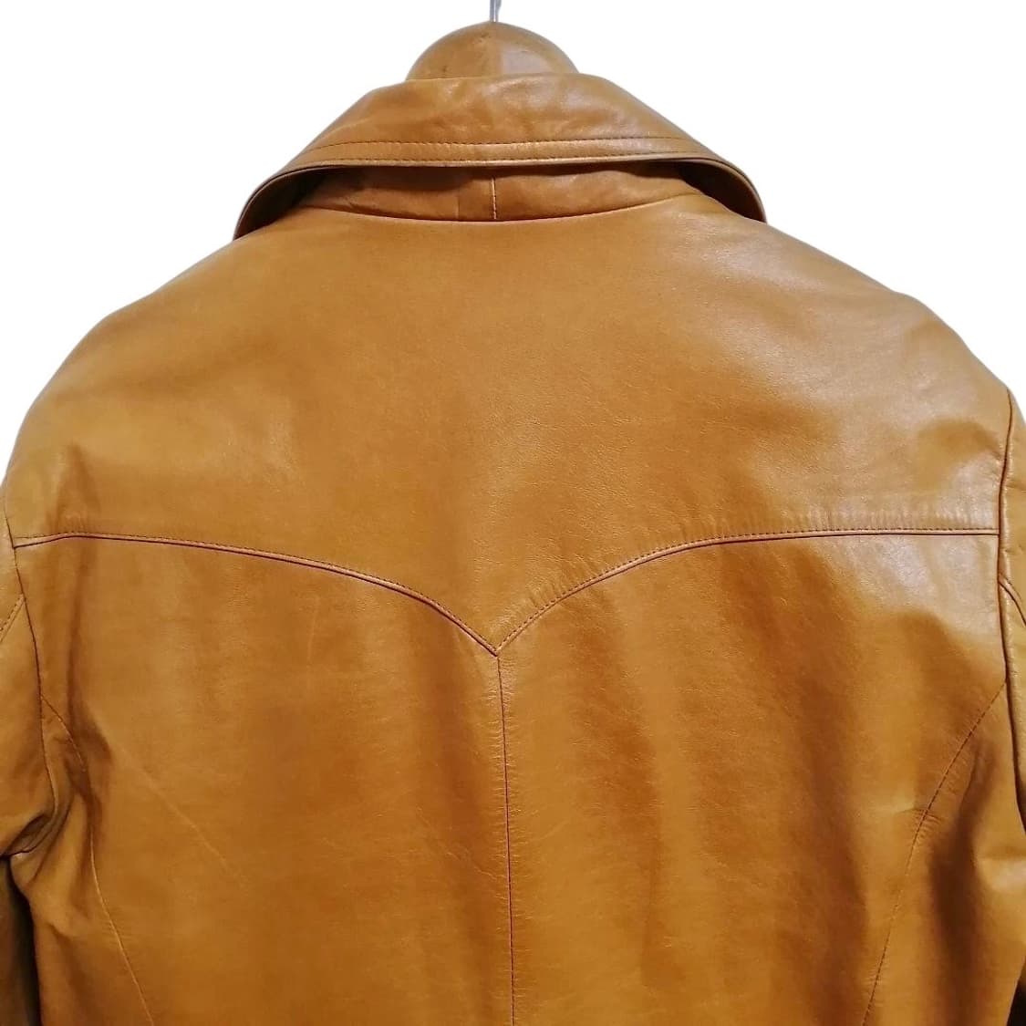 70s 카우 레더 웨스턴 자켓 상품이미지7