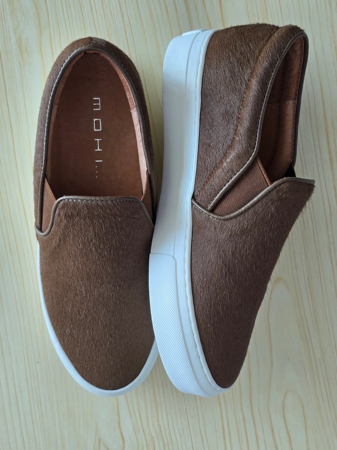 MOHI 송치 하라코 로우컷 스니커즈 브라운 36 상품이미지9